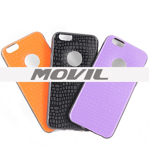 NP-2677 Cubrir de nuevo estilo PU funda de TPU para el iPhone 6-1